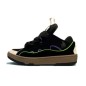 Lanvin Curb Lace-Up Sneakers Black Blue White | Streetwalk