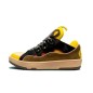 Lanvin Curb Lace-Up Sneakers Black Yellow | Streetwalk